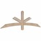 Ekena Millwork Alberta Smooth Timber Gable Bracket, Douglas Fir, 72"W x 21"H x 1 1/2"D x 3 1/2"F, 7/12 Pitch GBW072X21X0204ALB00SDF - alternate 2